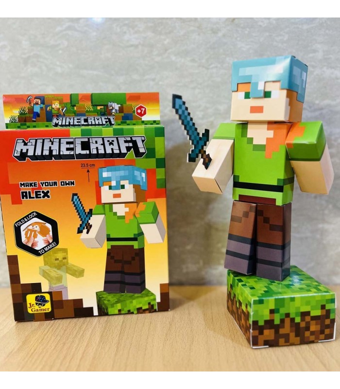 بازی ماکت ماینکرفت سری الکس Minecraft Alex