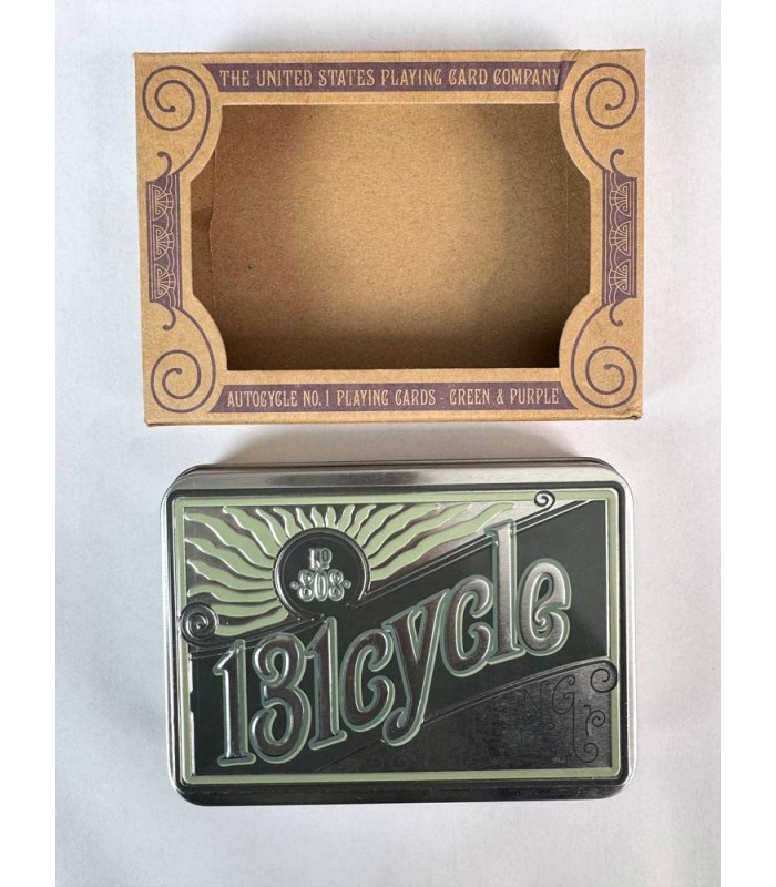 کارت بازی جعبه فلزی طرح بایسیکل 808 Playing 808 131cycle