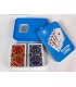 کارت بازی جعبه فلزی آبی  Playing Card Blue