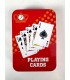 کارت بازی جعبه فلزی قرمز Playing Card Red