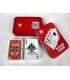 کارت بازی جعبه فلزی قرمز Playing Card Red